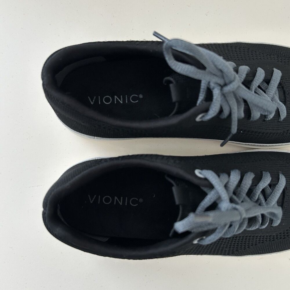 Vionic Galia Womens Knit Sneakers Black 10 Comfort Casual Travel Walking Shoes - Picture 6 of 10